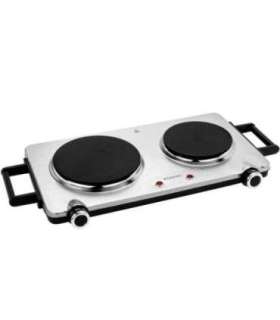 Double hotplate Bomann, stainless steel/black