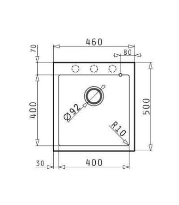 Sink Pyramis carbon graphite
