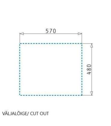 Sink Pyramis industrial grey