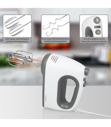 Mikser Bomann HM6054CB, valge/hall