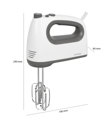 Mikser Bomann HM6054CB, valge/hall