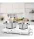 Double hotplate Bomann, white