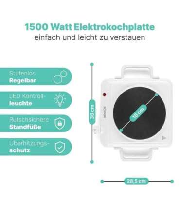 Hotplate Bomann, white