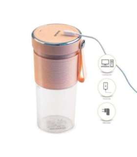 Portable USB smoothie blender Orava, pink