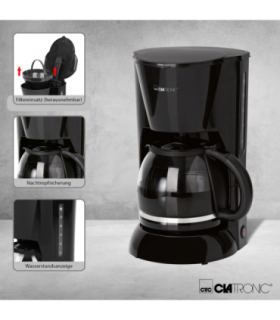 Kohvimasin Clatronic KA3473B, must