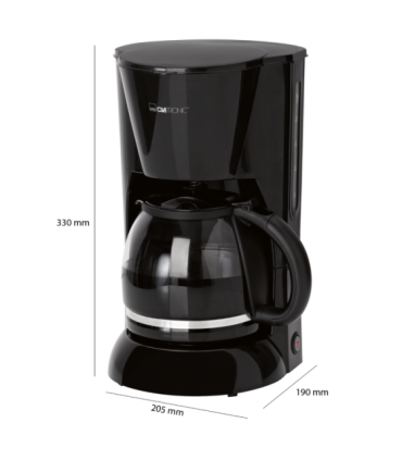 Kohvimasin Clatronic KA3473B, must