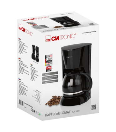 Kohvimasin Clatronic KA3473B, must