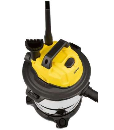 Wet and dry vacuum cleaner Bomann, stainless steel/black