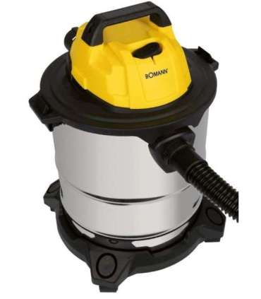 Wet and dry vacuum cleaner Bomann, stainless steel/black
