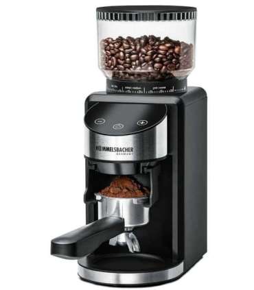 Conical cofee grinder Rommelsbacher, black/stainless steel