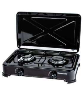 Portable double gas cooker