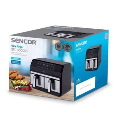 Vita fryer Sencor, silver
