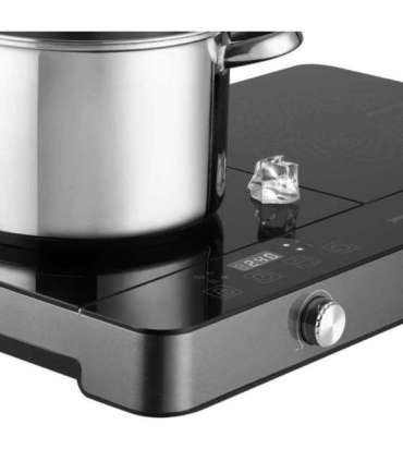 Portable induction double hotplate Sencor, grey