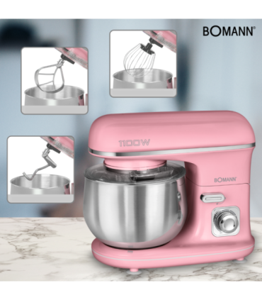 Multifunction mixer Bomann 5L, pink