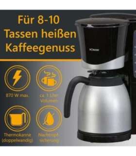 Coffee maker Bomann with termo jug