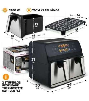 Kuumaõhufritüür ProfiCook PCFR1287H