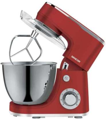 Multifunctional stand mixer Sencor, red