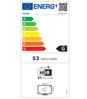 Xiaomi QLED TV A Pro 2025 43'' Smart TV Google TV 4K UHD Black