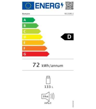 Jahekülmik Bomann VS2195, inox