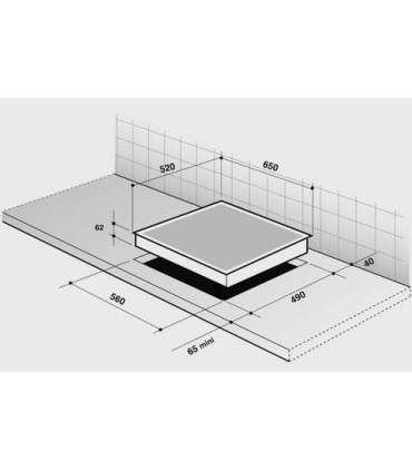 Induktsioonplaat De Dietrich DPI7688XS