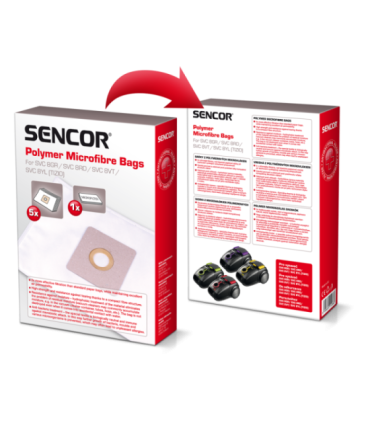 Micro fiber bags Sencor  for SVC8 (5 pcs + 1 microfilter)