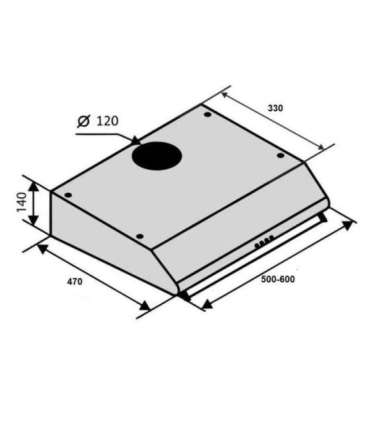 Õhupuhastaja Schlosser CLASSIC50X, inox