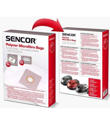 Micro fiber bags Sencor for SVC660/670 5 pcs