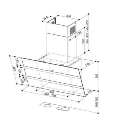 Õhupuhastaja Faber Steelmax EV8 BK/X A55