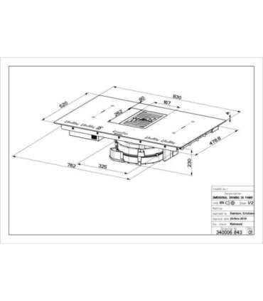 Induktsioonpliidiplaat koos õhupuhastajaga Faber Galileo NG