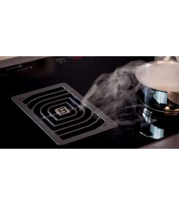 Induction hob and hood Faber Galileo Smart BK GLASS A830