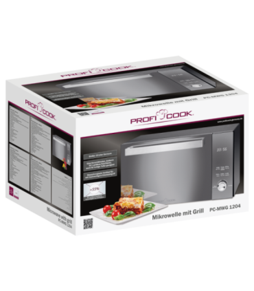 Mikrolaineahi vertikaalselt avaneva uksega Proficook MWG1204