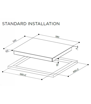 Induktsioonplaat Faber FCH 64 BK KL