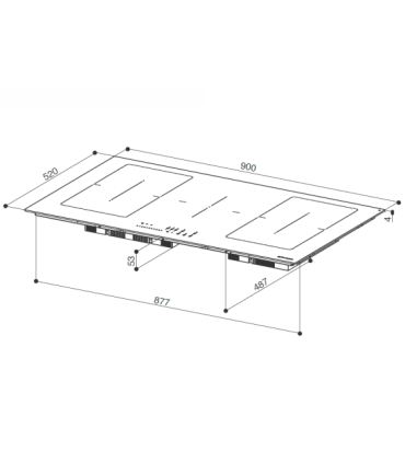 Induktsioonplaat Faber FCH 95 BK KL