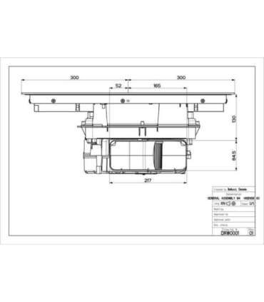 Induktsioonpliidiplaat koos õhupuhastajaga Faber Galileo Smart 60