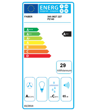 Induktsioonpliidiplaat koos õhupuhastajaga Faber Galileo Smart 60
