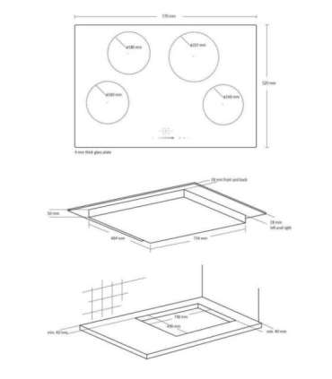 Induction hob Scandomestic
