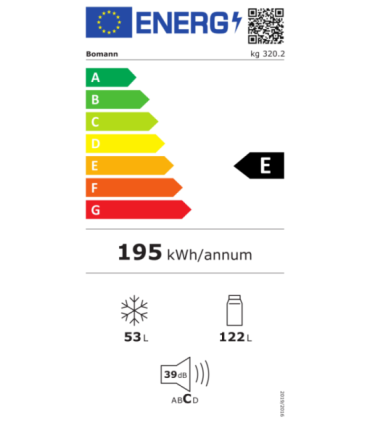 Külmik Bomann KG320.2IX inox