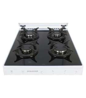 Gas cooker, electric oven Schlosser, white