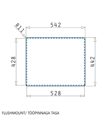 Sink Pyramis Astris Colora 50x40 copper