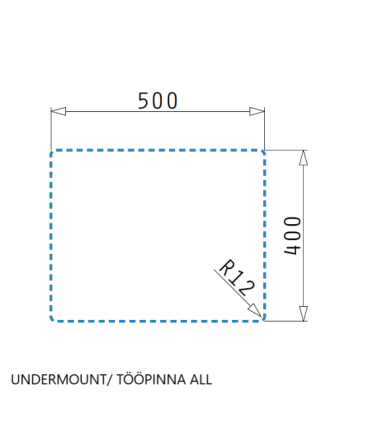 Sink Pyramis Astris Colora 50x40 copper