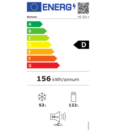 Külmik Bomann KG322.1B must