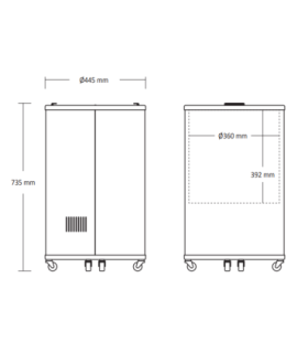 Beverage cooler Scandomestic