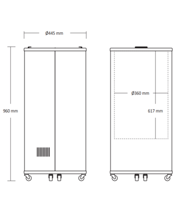 Tünn-külmik 66 liitrit Scandomestic TK66BE, must