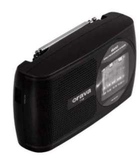 Portable radio receiver with FM/AM/SW range and dual power Orava