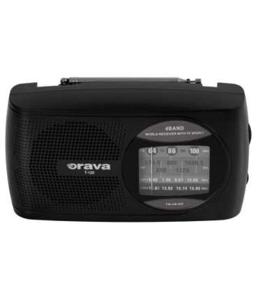 Portable radio receiver with FM/AM/SW range and dual power Orava