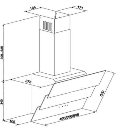 Hood Eleyus FNA S L 16 200 60 BL