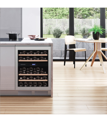 Kaetava uksega veinikülmik Dunavox DAUF-45.125DOP.TO