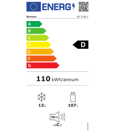 Külmik Bomann KS21941W