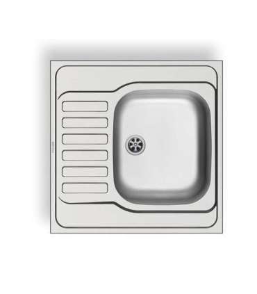 Sink Pyramis INTL 60X60 1B(34X40X18) 1D F Right