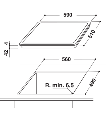 Keraamiline pliidiplaat Whirlpool AKT8210LX